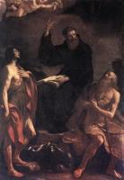 Guercino - St Augustine, St John the Baptist and St Paul the Hermit
